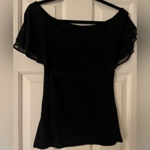 Elegant Black Off-Shoulder Dress